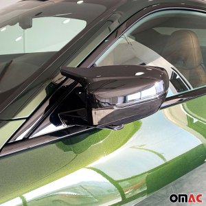BMW 6 Series Mirror Cover - Omac - Bat Model, ABS - Gloss Piano Black - '16-'24
